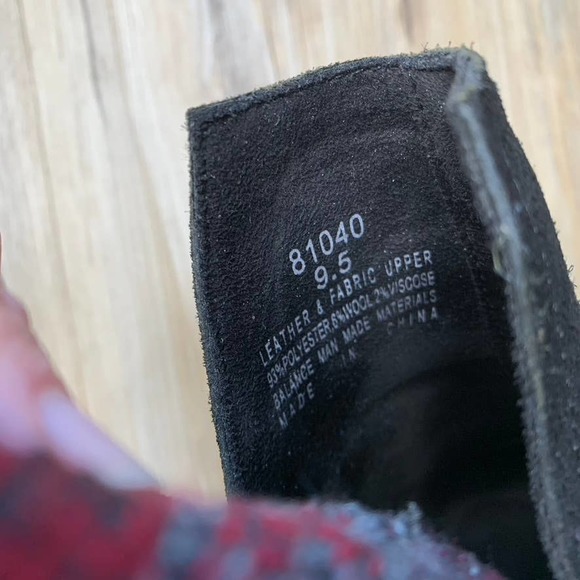 MINNETONKA Women's Mari Black Suede Booties - Round Toe - Aztec Weave Boho - Picture 6 of 10